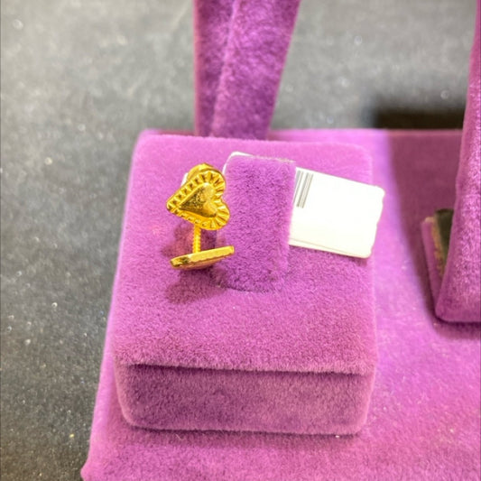 22 Ayar Altın Çocuk Küpesi Dorika Toplu 0.85gr - J00035