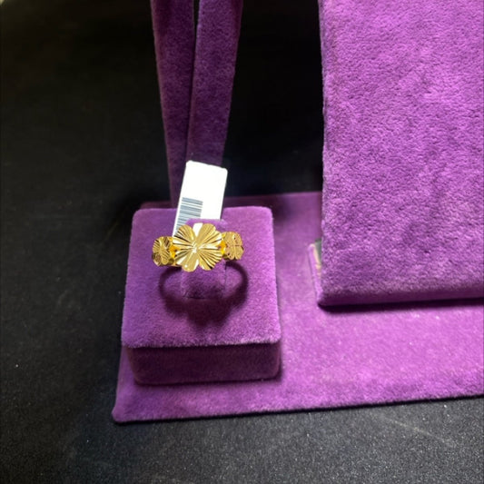 22 Ayar Altın Yüzük Yonca Özel Tasarım 2.19gr 16 Numara Kadın - Y00980