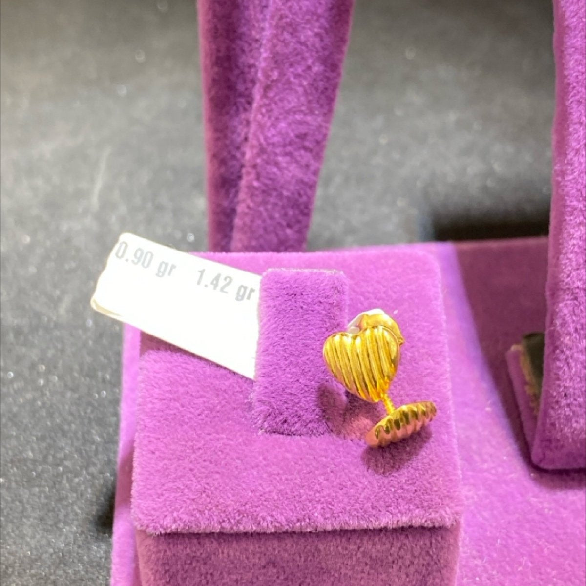 22 Ayar Altın Çocuk Küpesi Dorika El İşi 0.90gr Hediye - J00034