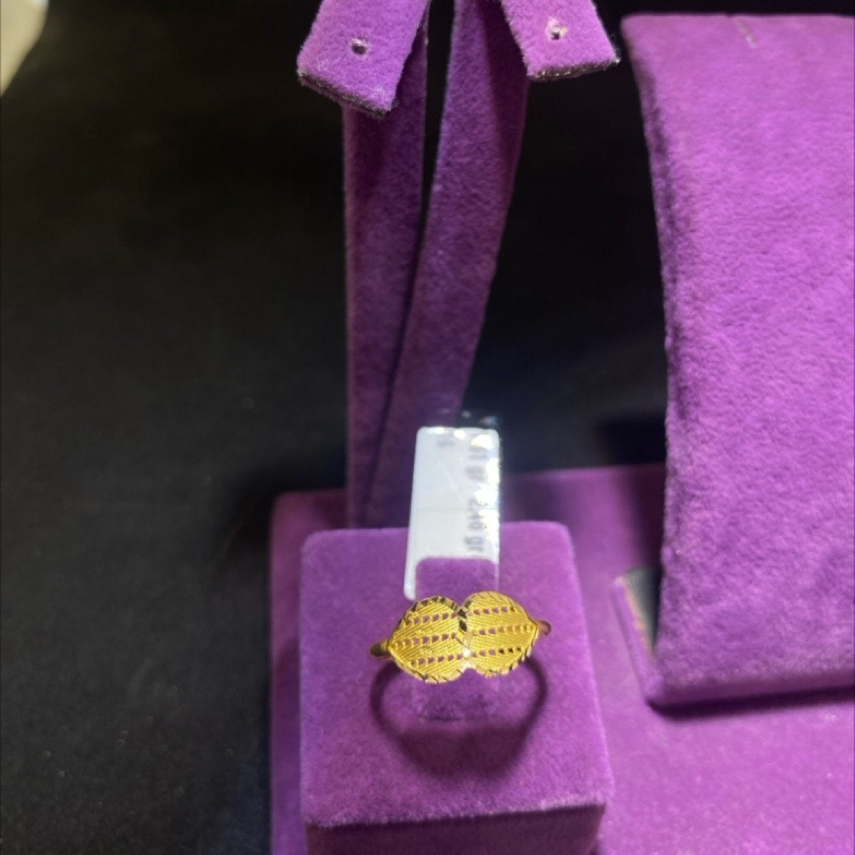 22 Ayar Altın Yüzük Kalp Özel Tasarım 1.61gr 16 Numara Kadın - Y00986