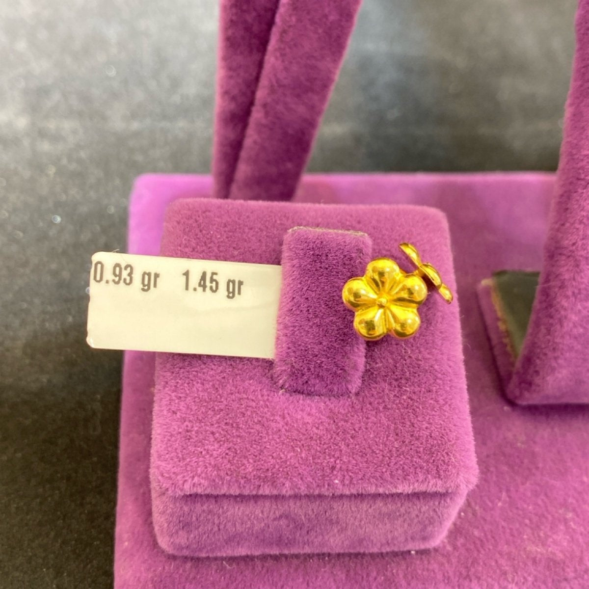 22 Ayar Altın Çocuk Küpesi Gül Tasarım 0.93gr Hediye - J00039