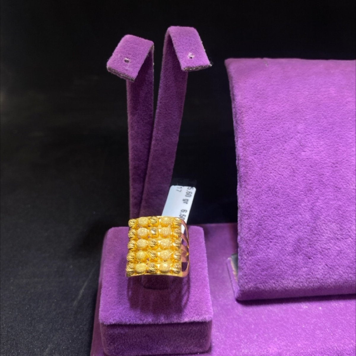 22 Ayar Altın Yüzük Dorikalı Modern Tasarım 5.60gr 17 Numara Kadın - Y00989