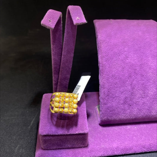 22 Ayar Altın Yüzük Dorikalı Özel Tasarım 4.35gr 17 Numara - Y00996