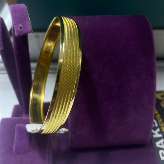 22 Ayar Altın Bilezik Hasır Şarnel Modern Tasarım 9.91gr Kadın - BZ01131