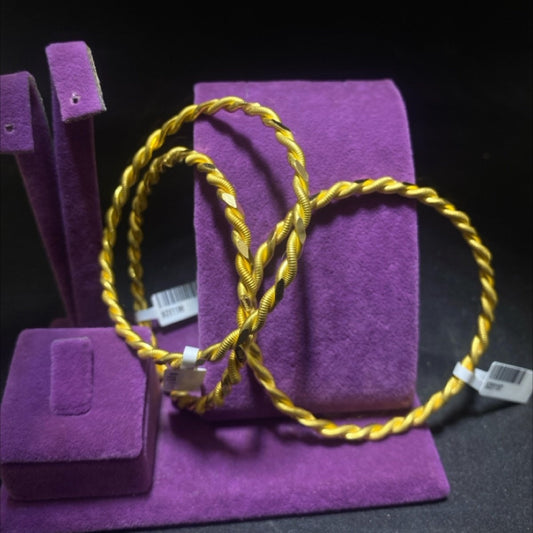 22 Ayar Altın Kıvırcık Bilezik Özel Tasarım 29.85gr Kadın - BZ01137