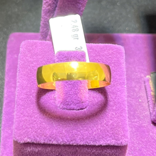 22 Ayar Altın Alyans Zahit Geyik Modern Tasarım 2.48gr 25 Numara - AL00816