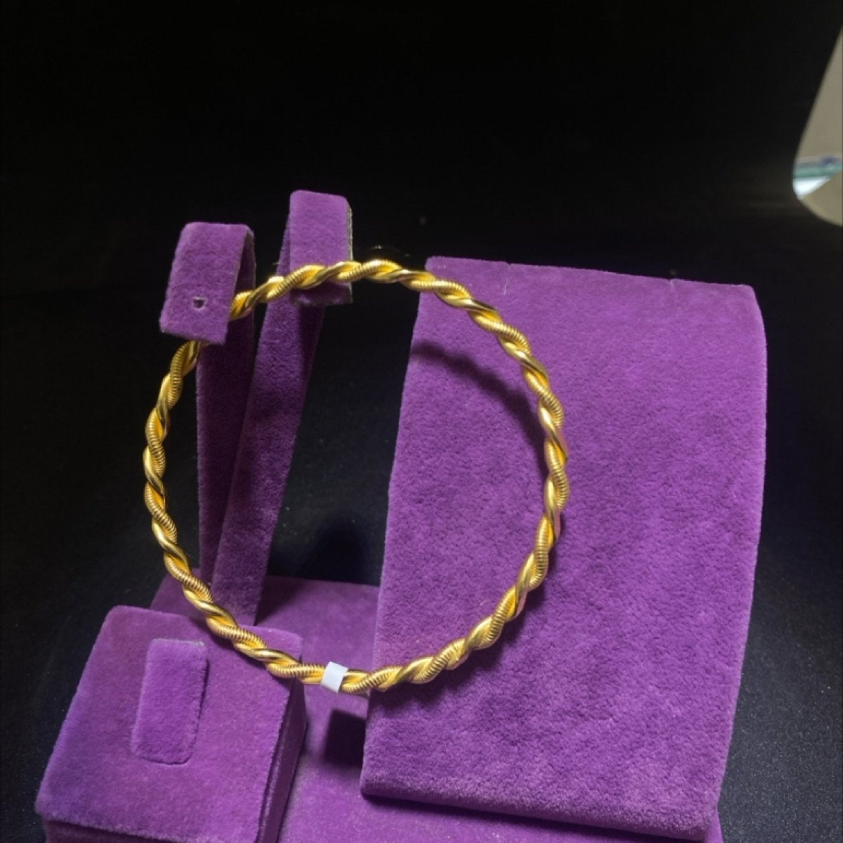 22 Ayar Altın Bilezik Kıvırcık El İşi 22.08gr Kadın - BZ01145