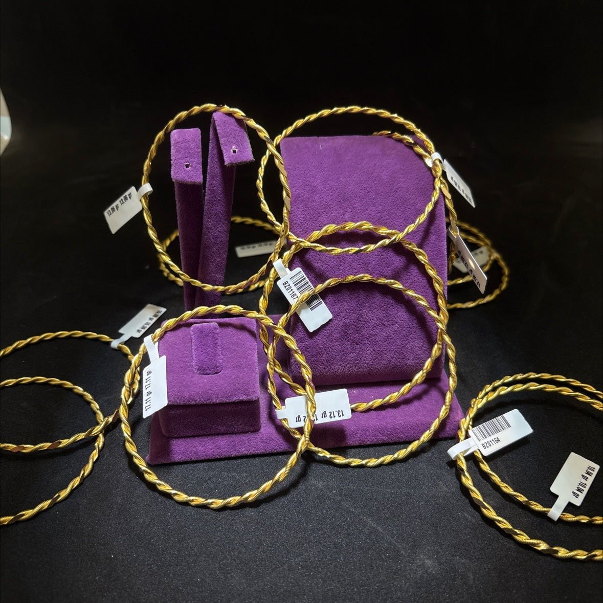 22 Ayar Altın Bilezik Kıvırcık Tasarım 13.06gr Kadın - BZ01170