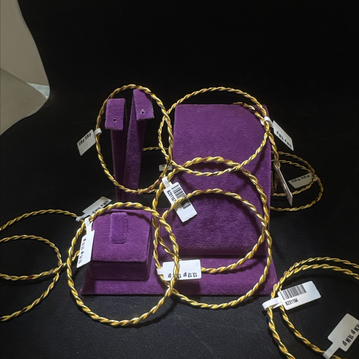 22 Ayar Altın Kıvırcık Bilezik Özel Tasarım 10.03gr Kadın - BZ01163