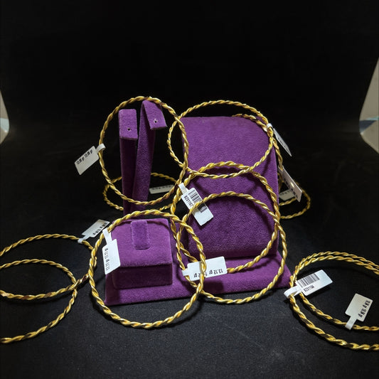 22 Ayar Altın Kıvırcık Bilezik Özel Tasarım 13.34gr Kadın - BZ01162