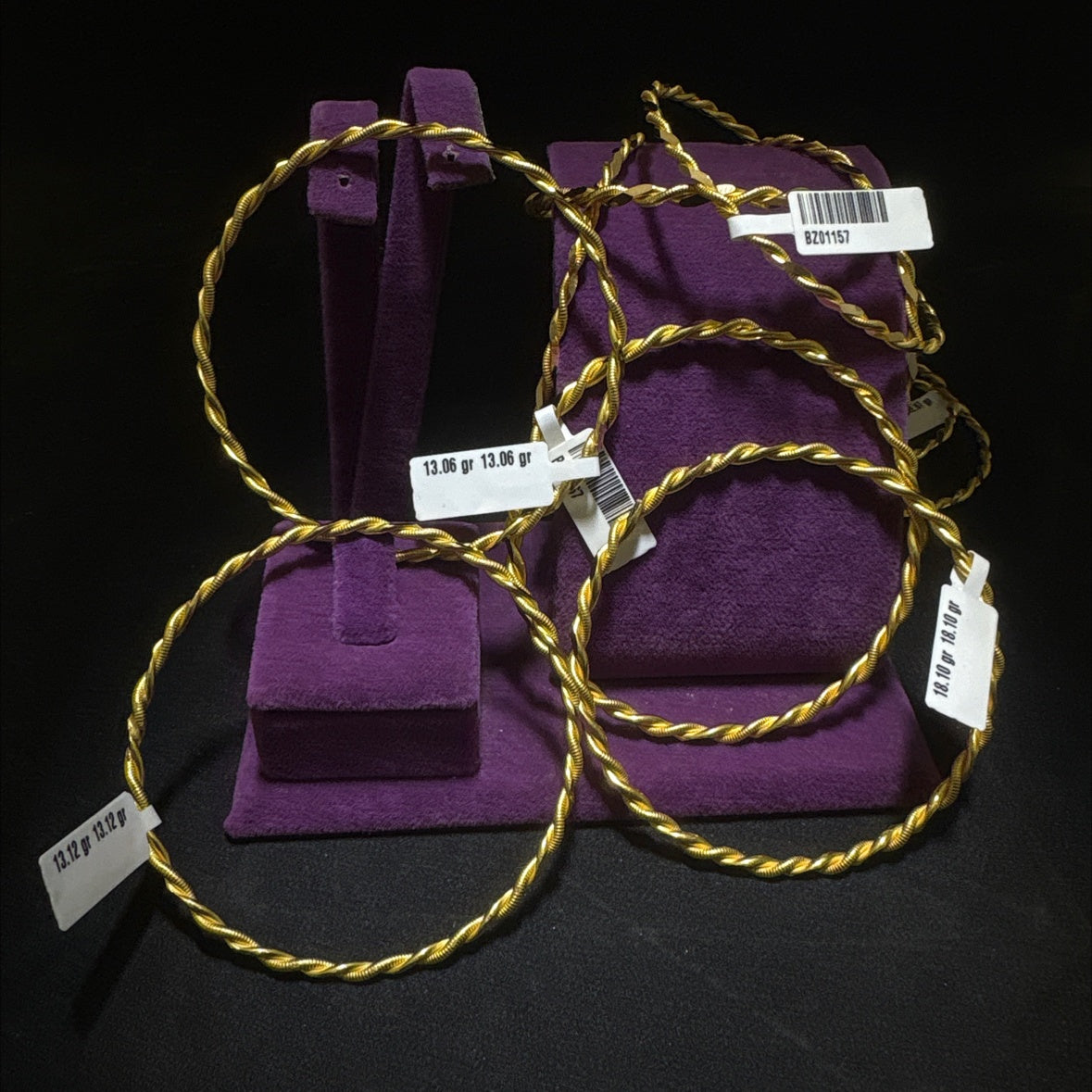 22 Ayar Altın Bilezik Paksoy Modern Tasarım 10.05gr Kadın - BZ01154