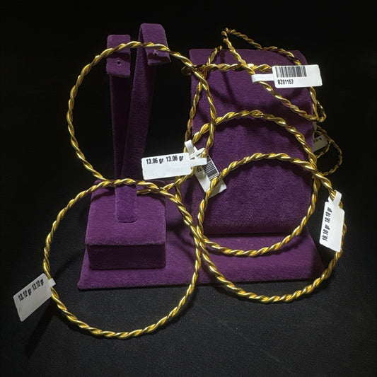 22 Ayar Altın Bilezik Paksoy Modern Tasarım 10.05gr Kadın - BZ01154