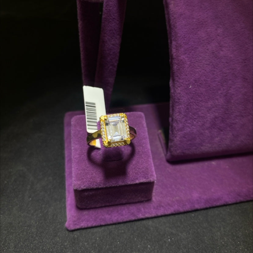 22 Ayar Altın Taşlı Yüzük Özel Tasarım 4.08gr Kadın - T00231