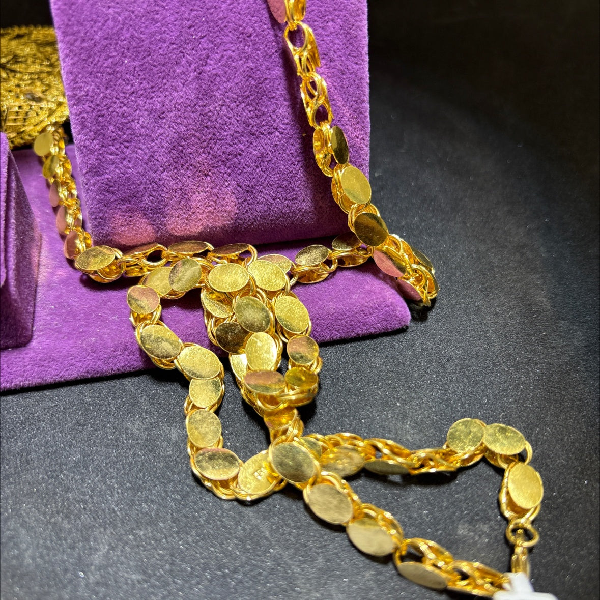 22 Ayar Altın Zincir Modern Tasarım 43.37gr 3 Numara Kadın - Z00067