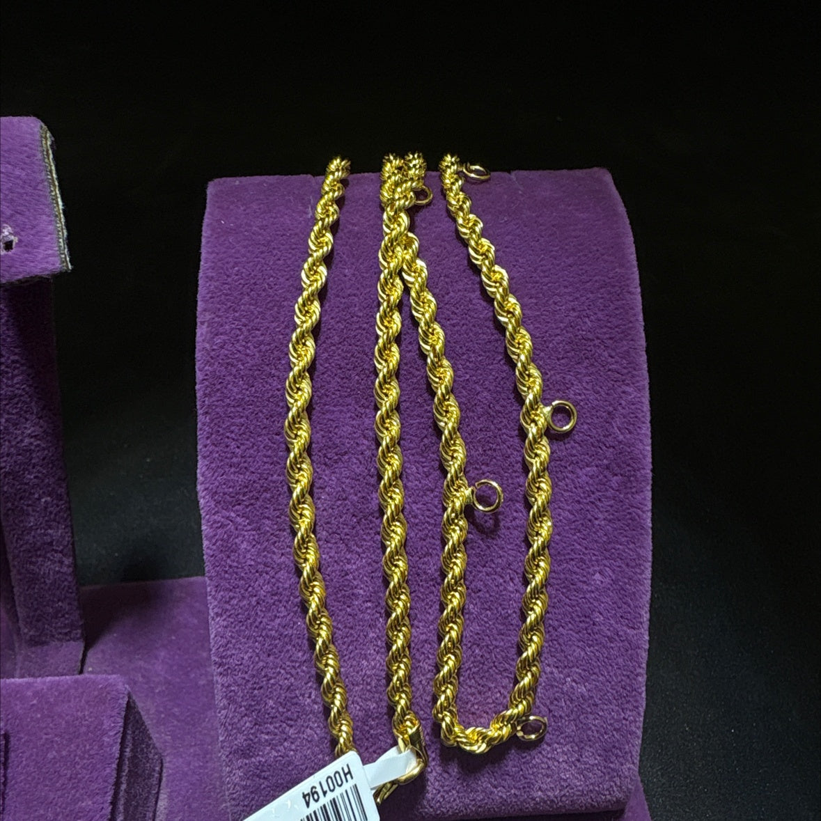 22 Ayar Altın Halat Özel Tasarım 11.40gr 65 CM Hediye - H00194