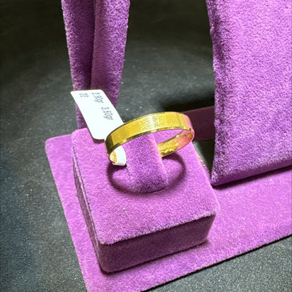 22 Ayar Altın Desenli Alyans Modern Tasarım 2.90gr 22 Beden - DA00073