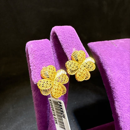 22 Ayar Altın Küpe Şık Tasarım 3.21gr - K000675