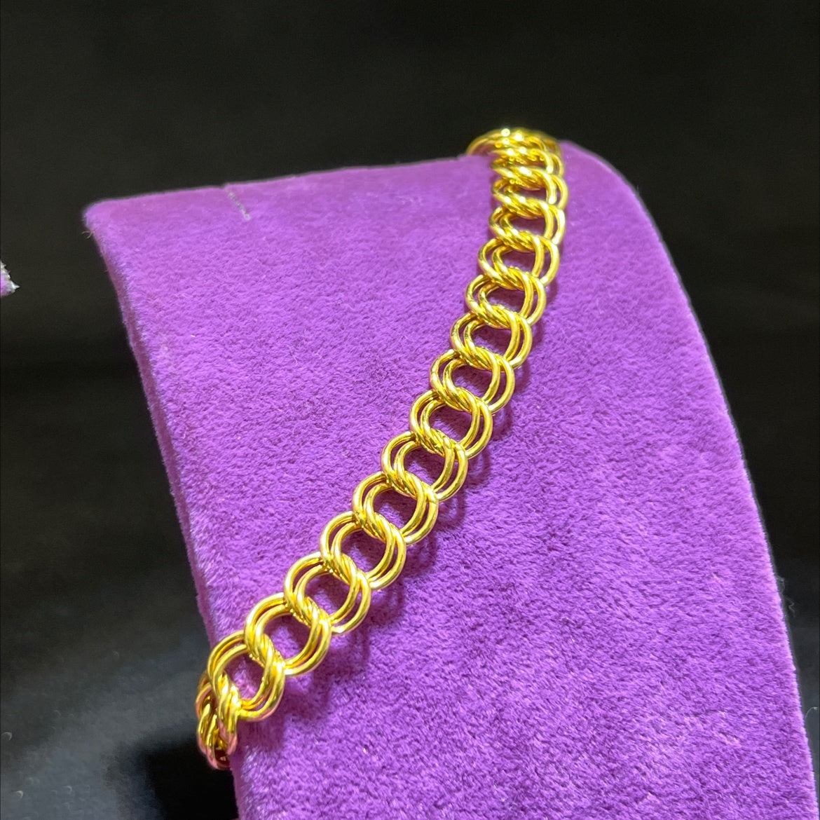 22 Ayar Altın Bileklik Samanyolu Modern Tasarım 5.15gr Kadın - B00956