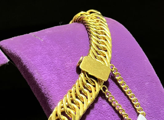 22 Ayar Altın Bileklik Paksoy Özel Tasarım 14.80gr Kadın - B00939