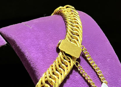 22 Ayar Altın Bileklik Paksoy Özel Tasarım 11.91gr Kadın - B00944