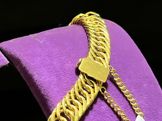 22 Ayar Altın Bileklik Paksoy Modern Tasarım 12.92gr Kadın - B00942