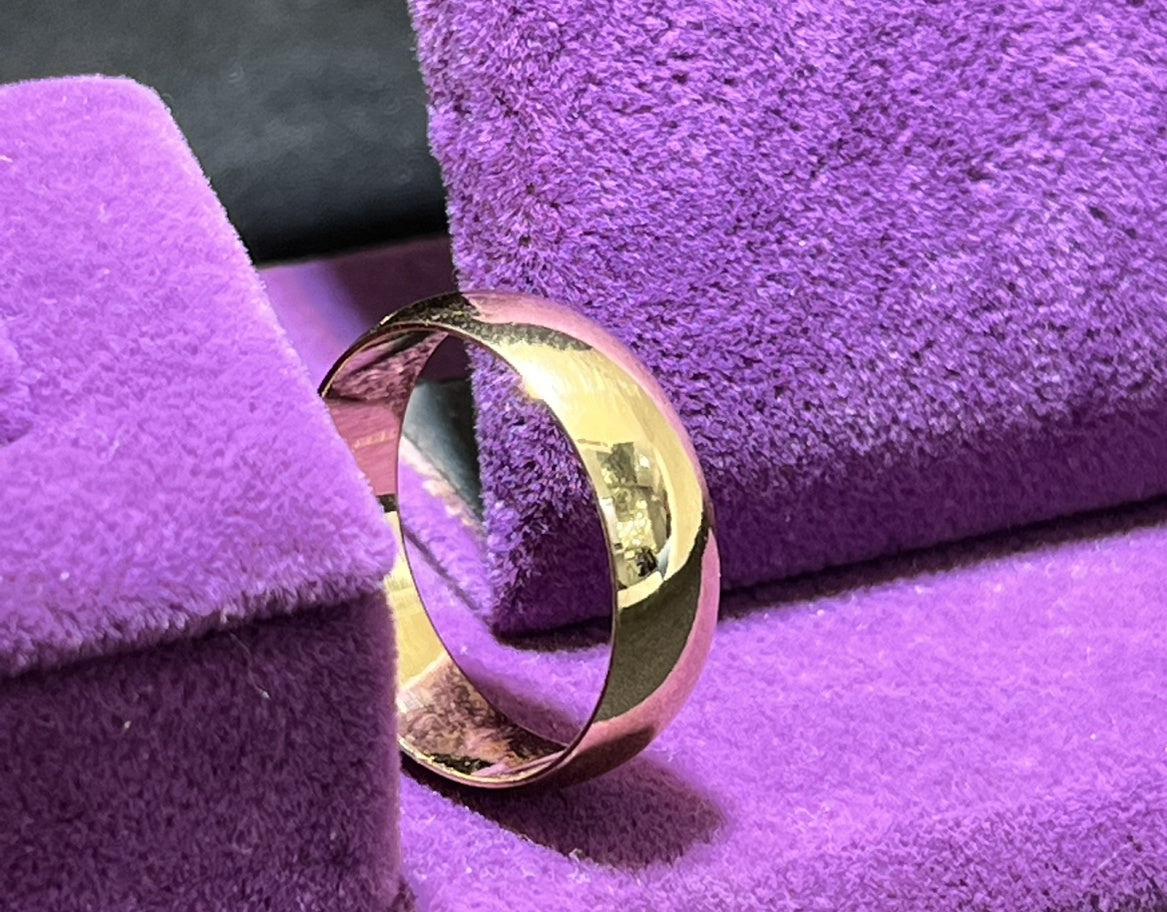 22 Ayar Altın Alyans Modern Tasarım 6.30gr 22 Numara - AL00824