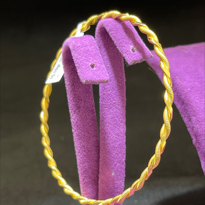 22 Ayar Altın Bilezik Kıvırcık El İşi 15.19gr Kadın - BZ01188