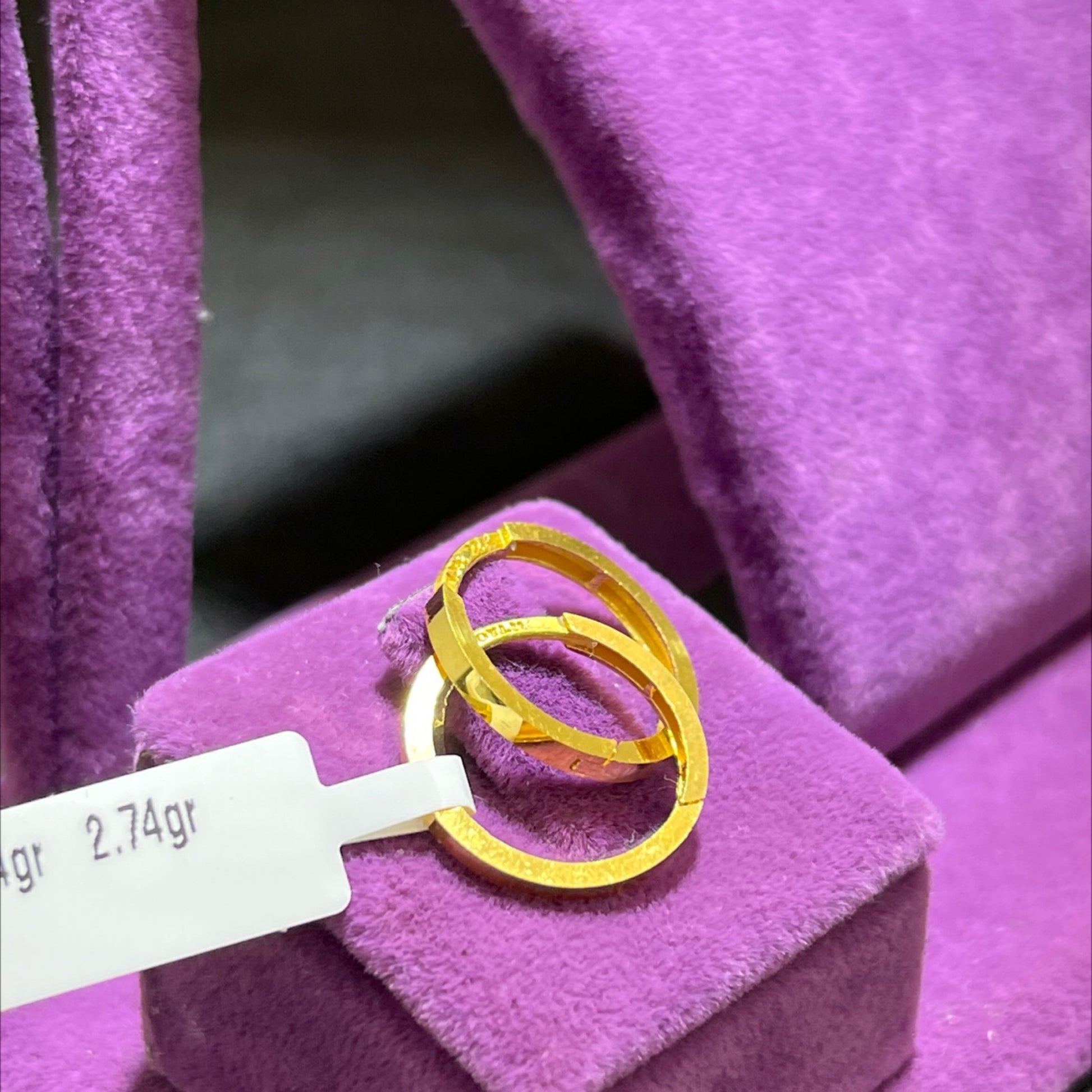 22 Ayar Altın Küpe Modern Tasarım 2.04gr Kadın - K00966