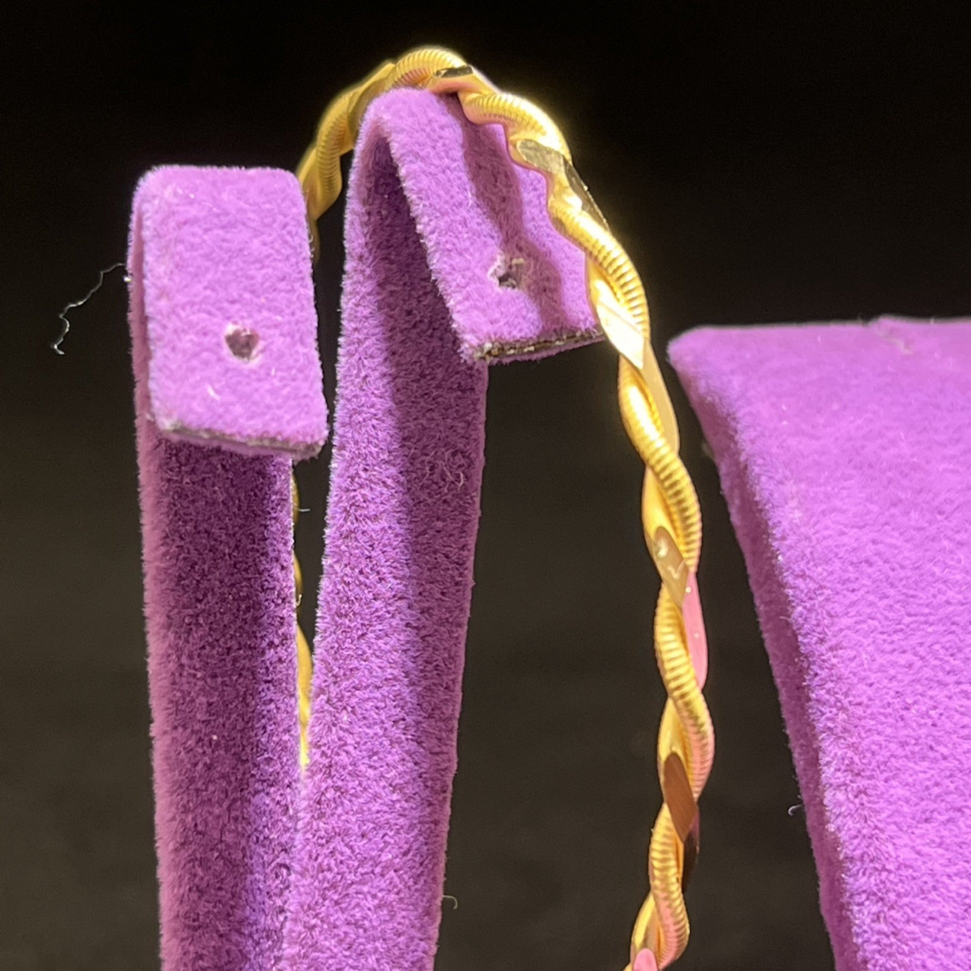 22 Ayar Altın Bilezik Kıvırcık Modern Tasarım 15.07gr Kadın - BZ01207