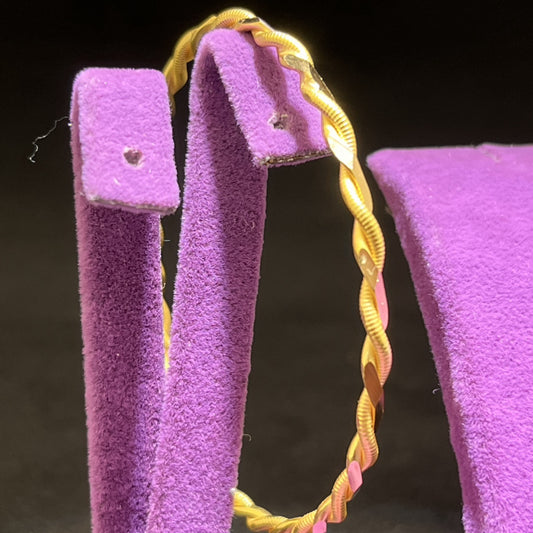 22 Ayar Altın Bilezik Kıvırcık Modern Tasarım 20.05gr Kadın - BZ01204