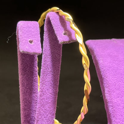 22 Ayar Altın Bilezik Kıvırcık Modern Tasarım 12.09gr Kadın - BZ01201