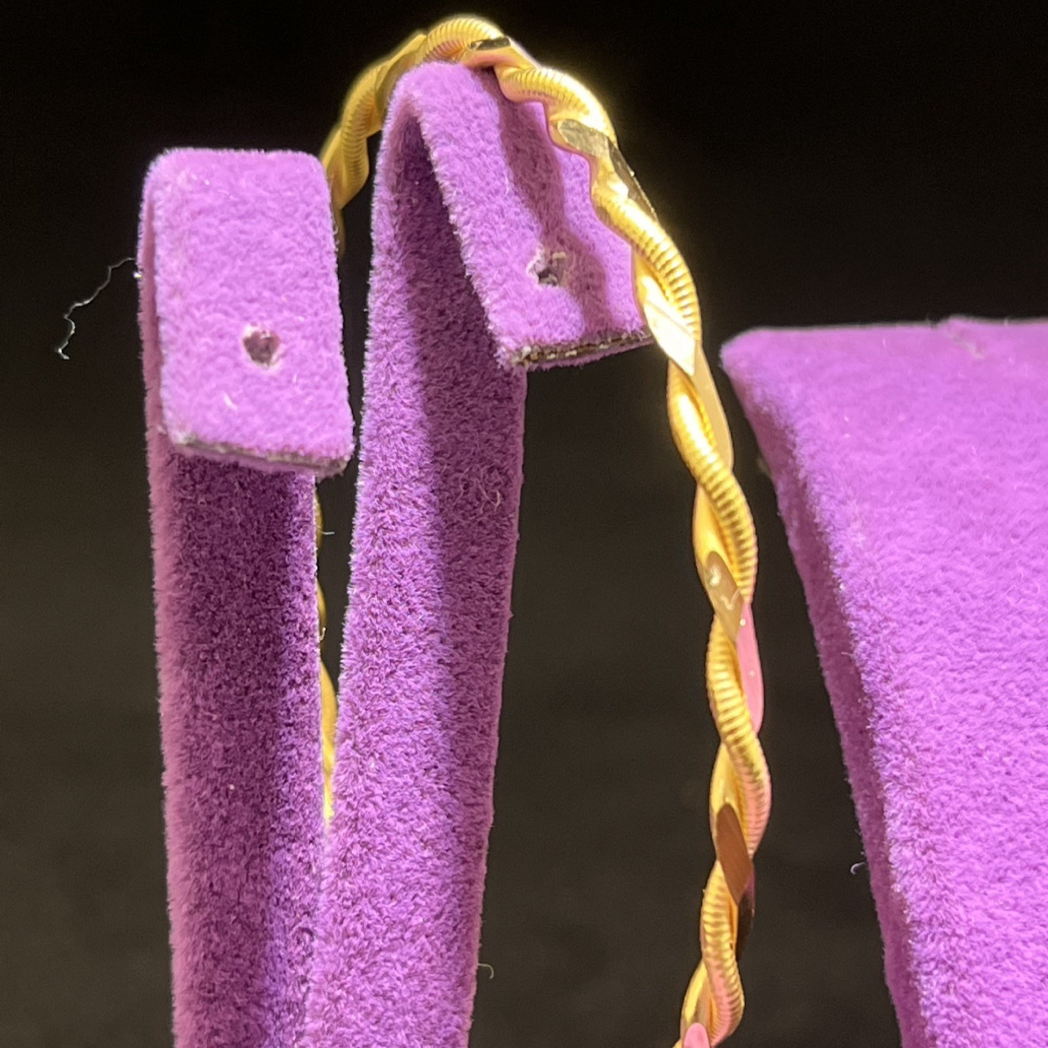 22 Ayar Altın Bilezik Kıvırcık Tasarım 18.04gr Kadın - BZ01195