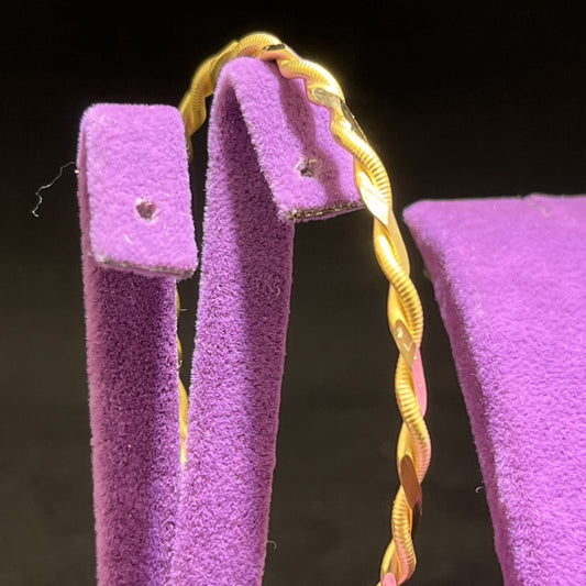 22 Ayar Altın Bilezik Kıvırcık Modern Tasarım 20.07gr Kadın - BZ01196