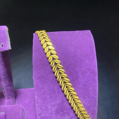 22 Ayar Altın Bileklik Başak Serisi 12.81gr 18 CM Kadın - B00964