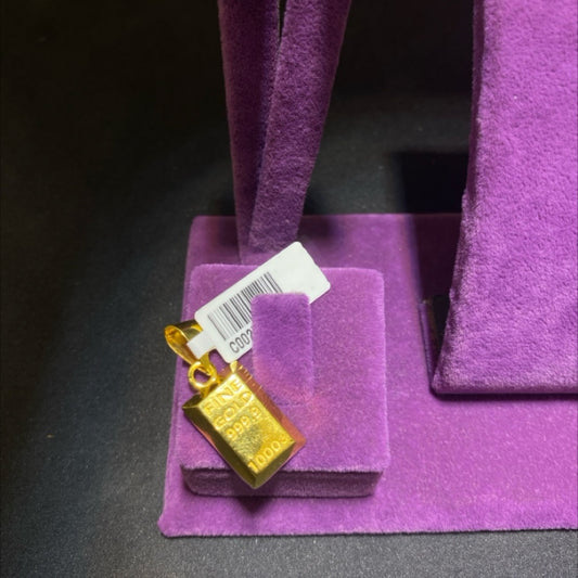 22 Ayar Altın Kolye Ucu Paksoy Modern Tasarım 2.32gr Hediye - C00277