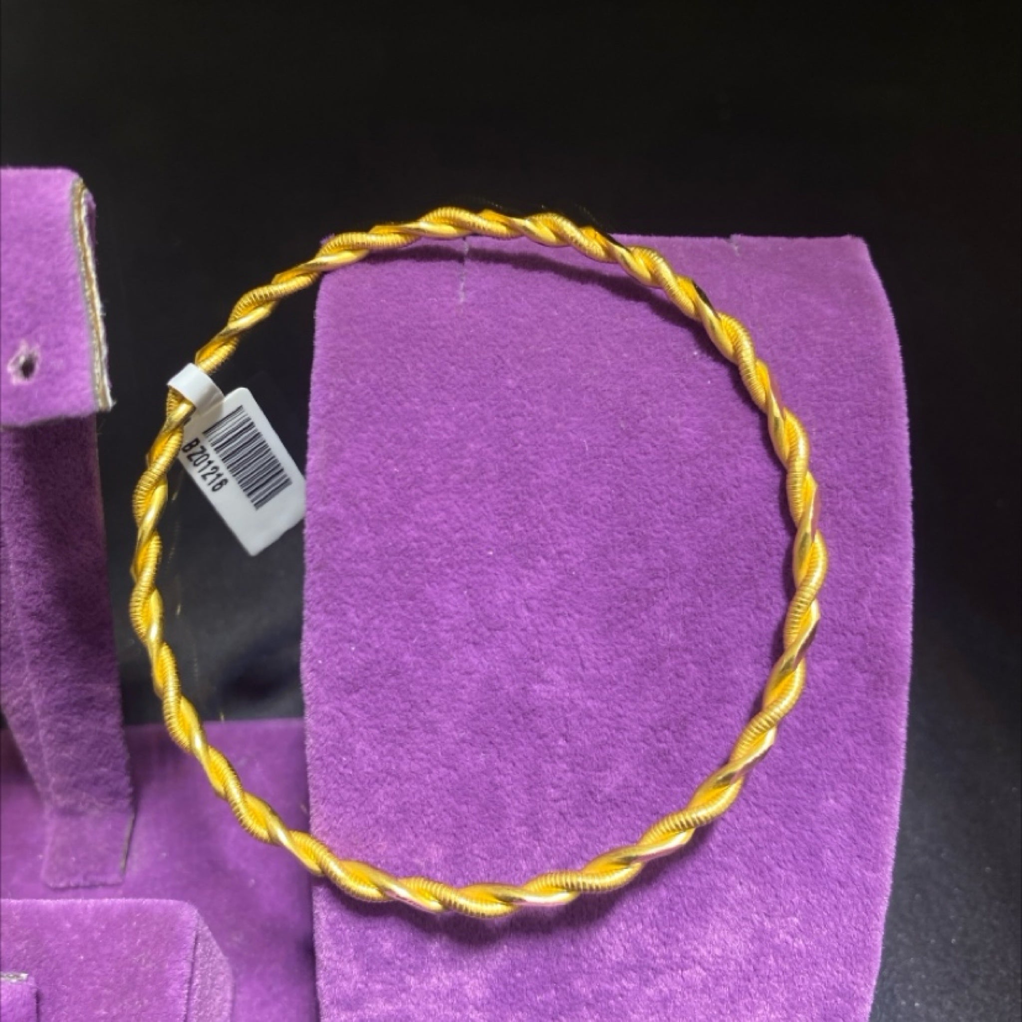 22 Ayar Altın Bilezik Kıvırcık Tasarım 15.29gr Kadın - BZ01216