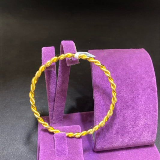 22 Ayar Altın Bilezik Kıvırcık Tasarım 26.36gr Kadın - BZ01217