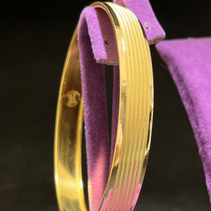 22 Ayar Altın Bilezik Hasırlı Tasarım 9.78gr Kadın - BZ01219