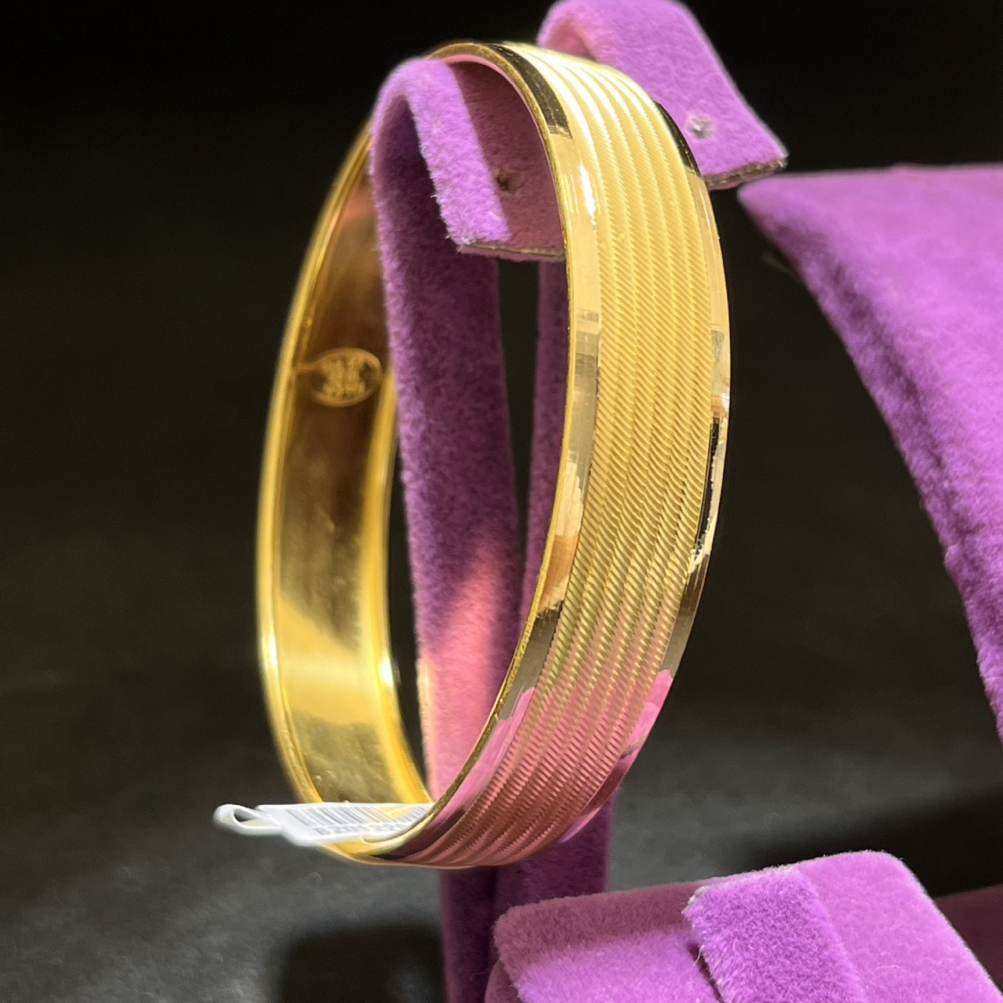 22 Ayar Altın Bilezik Hasır Modern Tasarım 10.48gr Kadın - BZ01239