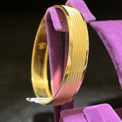 22 Ayar Altın Bilezik Hasır Modern Tasarım 10.48gr Kadın - BZ01239