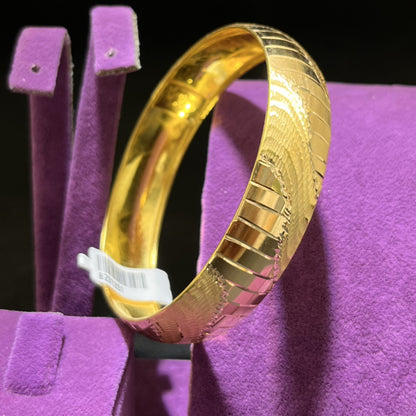 22 Ayar Altın Bilezik Yılan Desenli Özel Tasarım 14.93gr Kadın - BZ01250