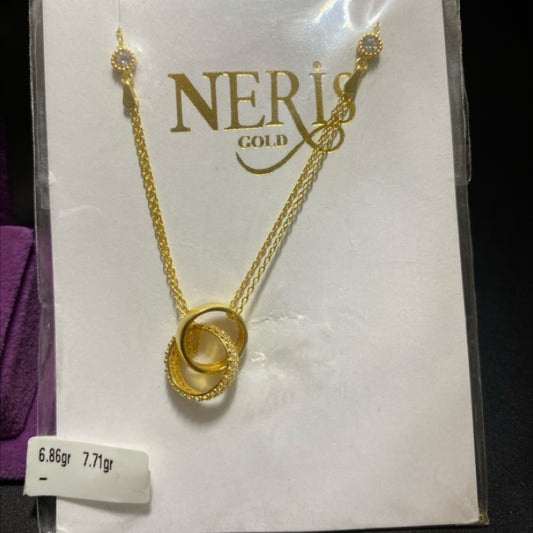 22 Ayar Altın Kolye Modern Tasarım 6.86gr Kadın - KL00049