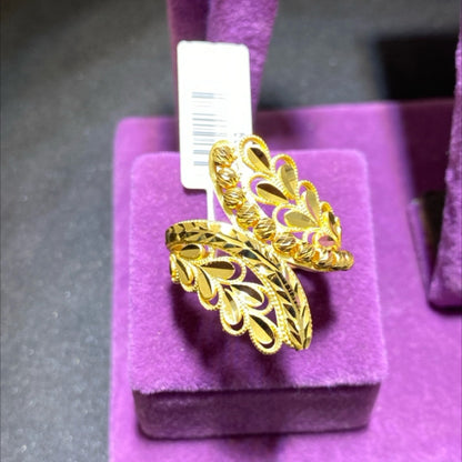 22 Ayar Altın Yüzük Başak Modern Tasarım 4.88gr Kadın - Y01029