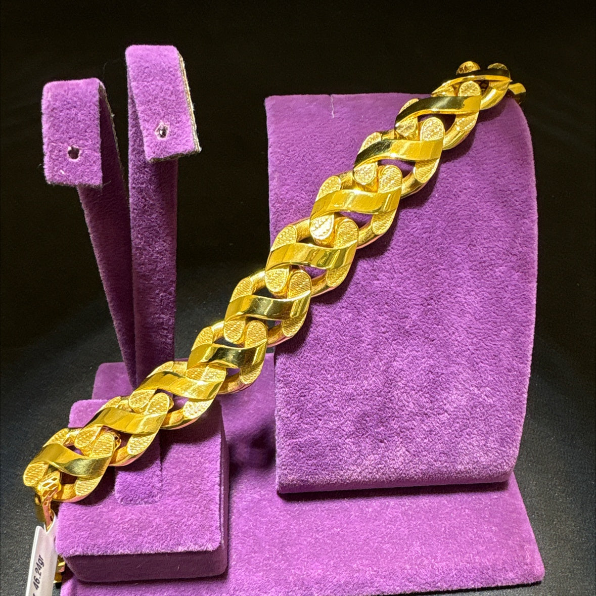 22 Ayar Altın Bileklik Paksoy Modern Tasarım 44.27gr 21 CM Kadın - B00970