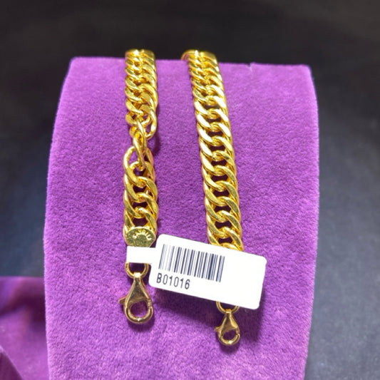 22 Ayar Altın Bileklik Kartiyer Modern Tasarım 8.20gr 19 CM - B01016