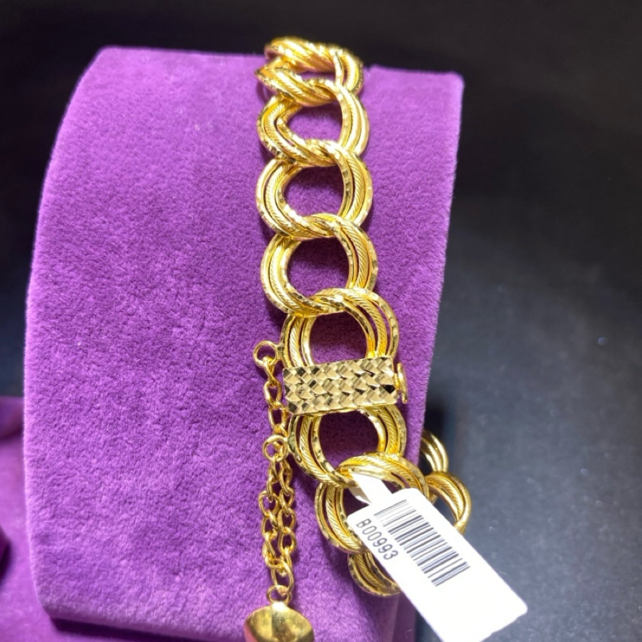 22 Ayar Altın Bileklik Samanyolu Özel Tasarım 12.93gr Kadın - B00993