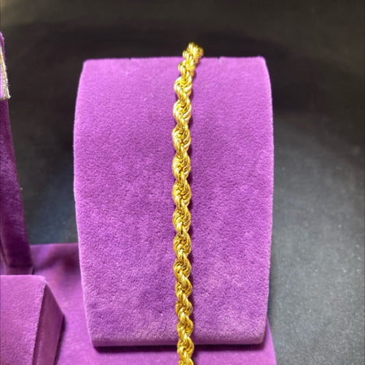 22 Ayar Altın Bileklik Halat Tasarım 7.10gr 19 CM Kadın - B01002