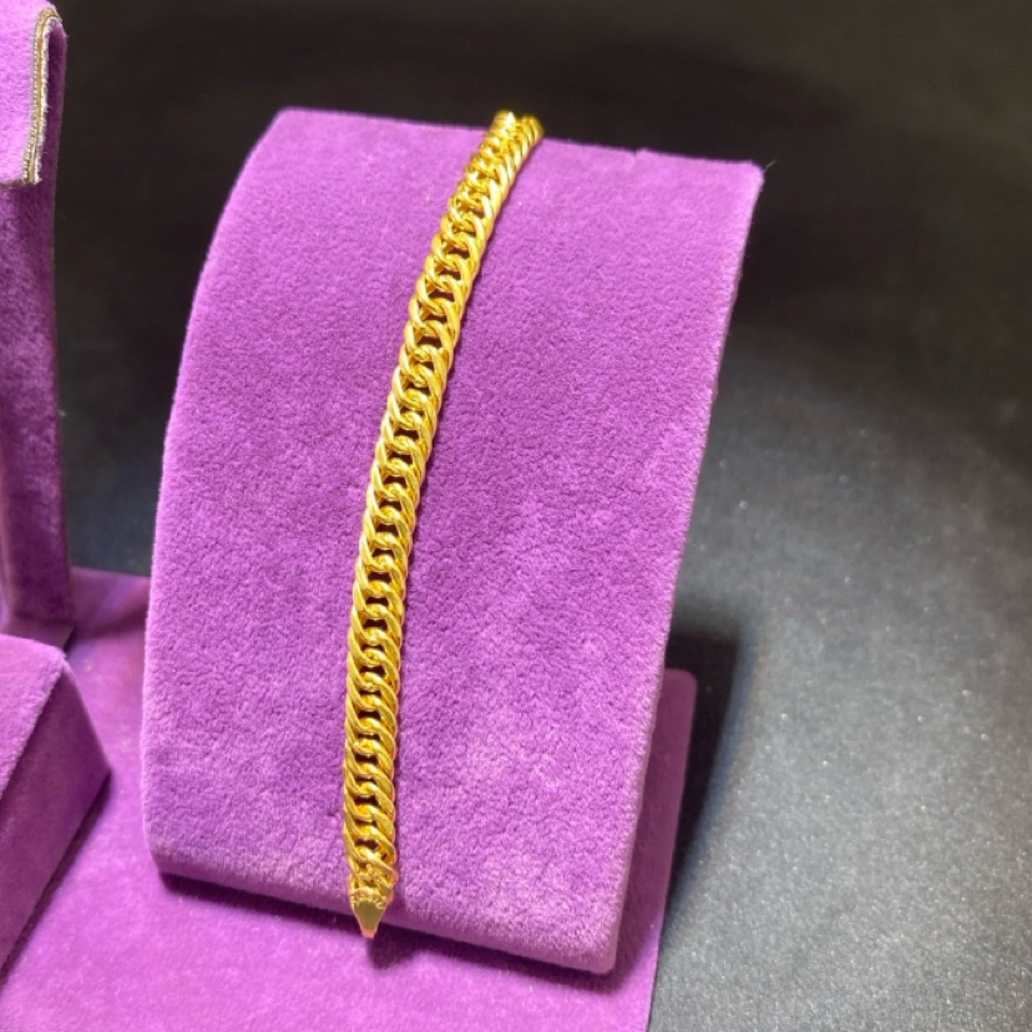 22 Ayar Altın Bileklik Paksoy Modern Tasarım 4.79gr 14CM Hediye - B00999