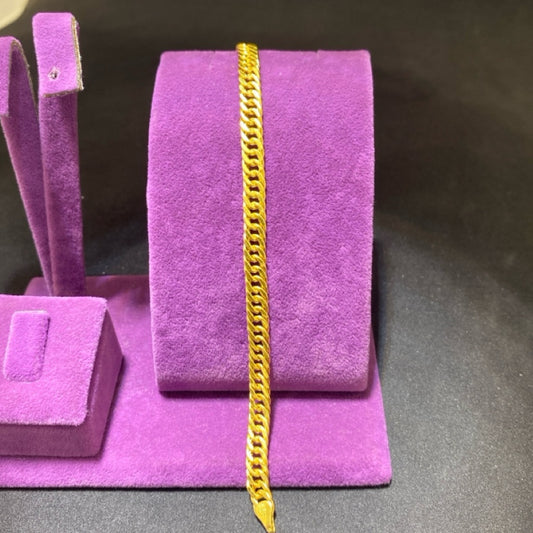 22 Ayar Altın Bileklik Kartiyer Modern Tasarım 5.55gr 19 CM Kadın - B01007