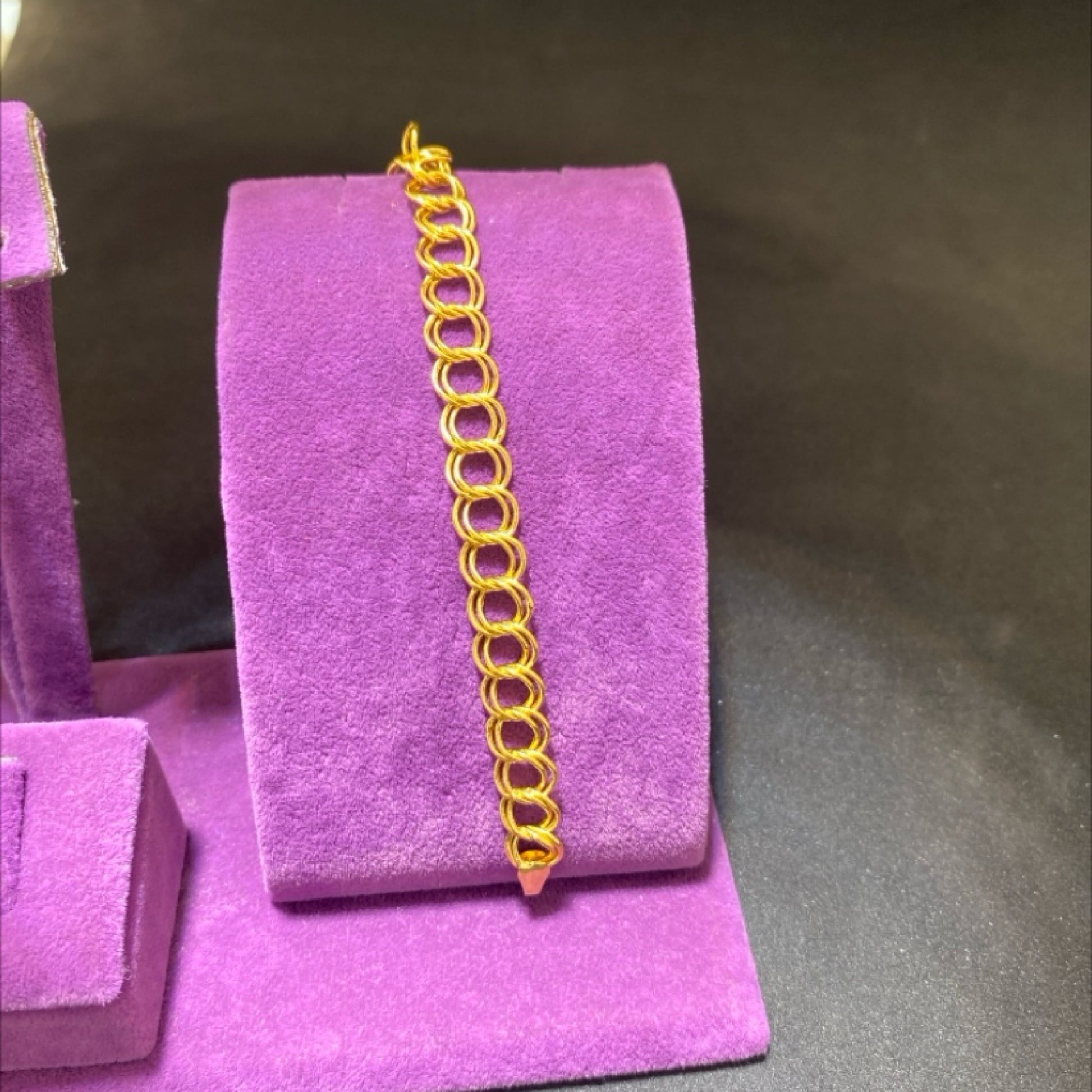 22 Ayar Altın Bileklik Samanyolu Modern Tasarım 3.71gr 20 CM Kadın - B00979